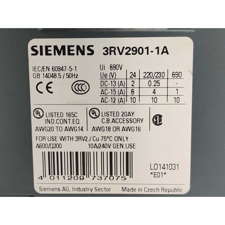 Siemens 3RV2811-4AD10