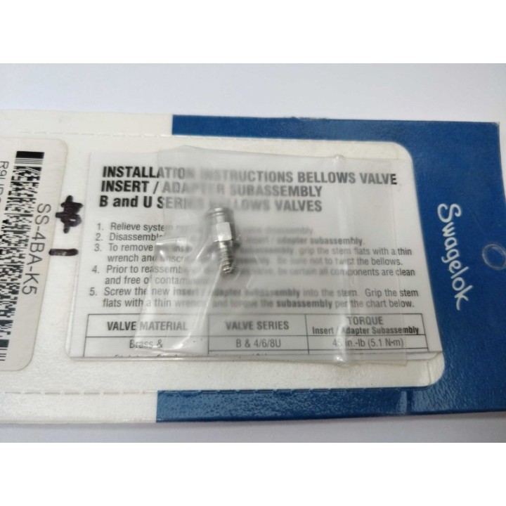 Swagelok SS-4BA-K5 Swagelok SS-4BA-K5
