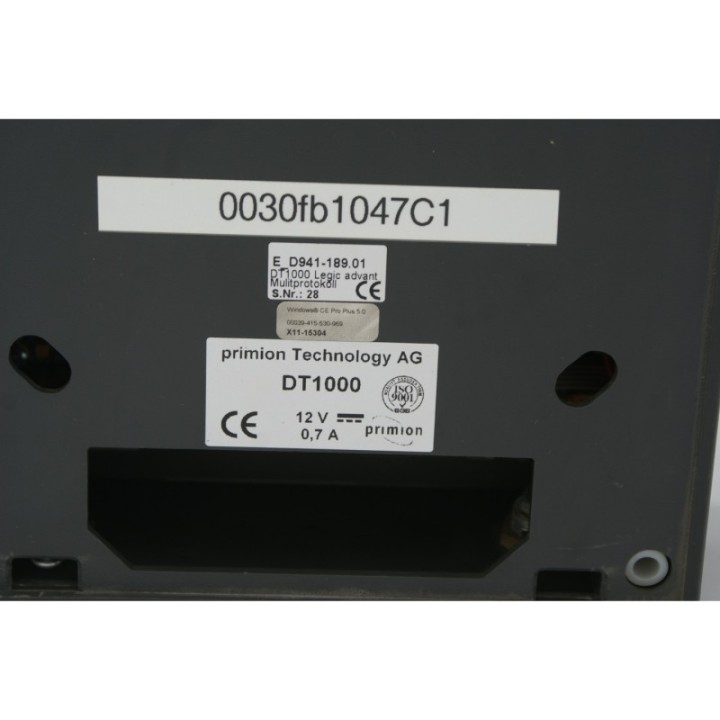 Primion Terminal Primion DT1000 Primion Terminal Primion DT1000