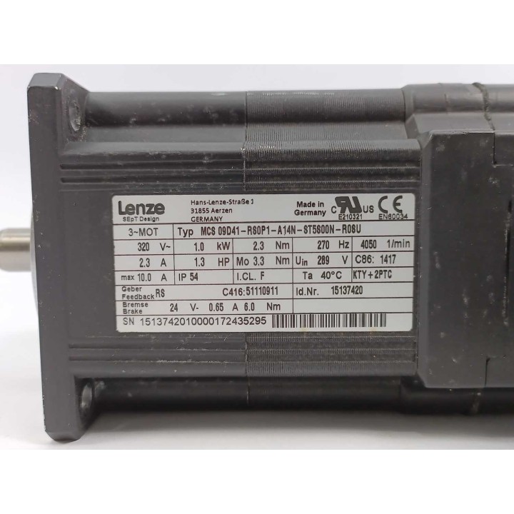 LENZE MCS 09D41-RS0P1-A14N-ST5800N-R0SU