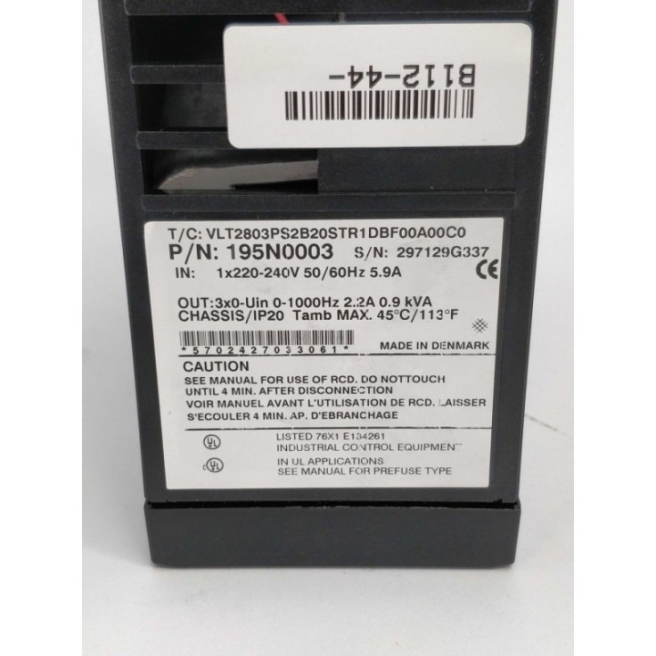 Danfoss 195N003 Danfoss 195N003