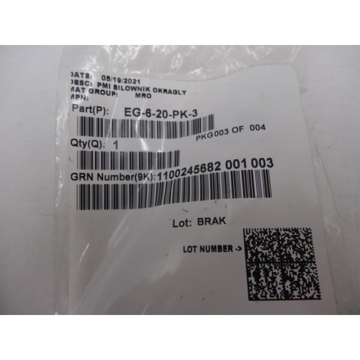 FESTO Festo EG-6-20-PK-3 FESTO Festo EG-6-20-PK-3