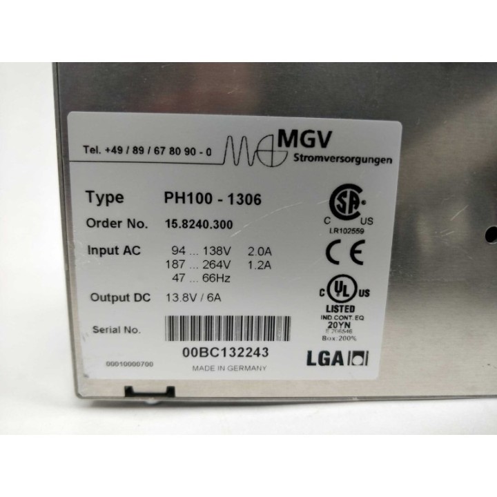 MGV PH100-1306 MGV PH100-1306