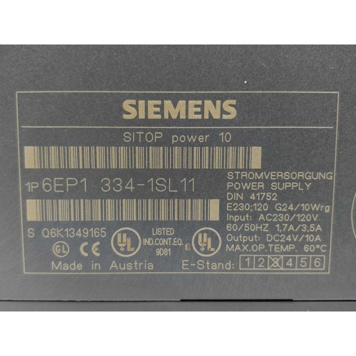 SIEMENS 6EP1334-1SL11 SIEMENS 6EP1334-1SL11