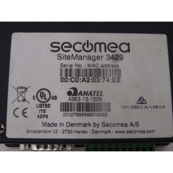 Secomea Secomea Site Manager SE3429AG050 Secomea Secomea Site Manager SE3429AG050