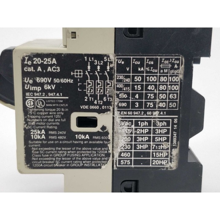 TELEMECANIQUE GV2-M22 TELEMECANIQUE GV2-M22