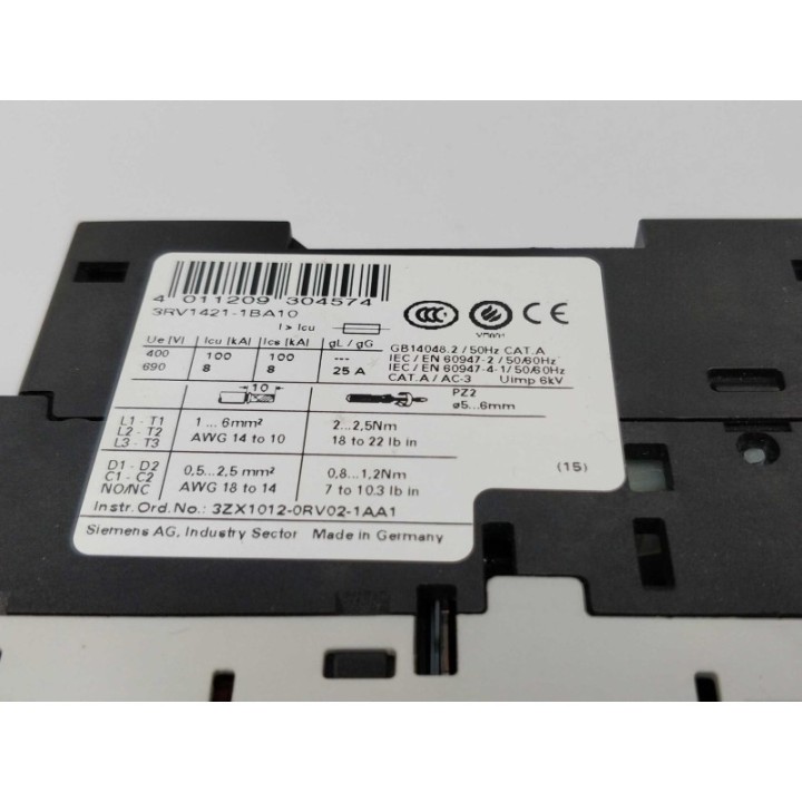 Siemens 3RV1421-1BA10 Siemens 3RV1421-1BA10