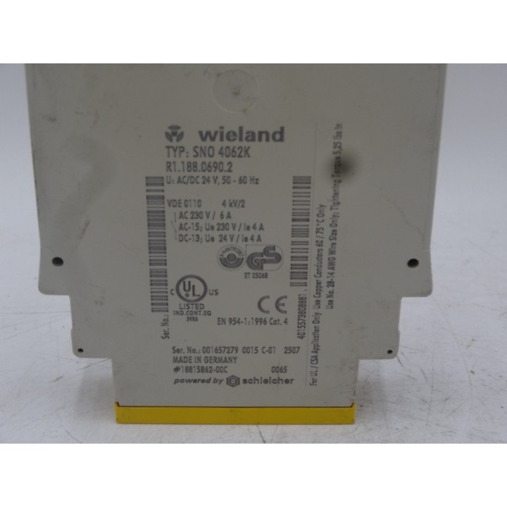 WIELAND Wieland  SNO 4062K WIELAND Wieland  SNO 4062K