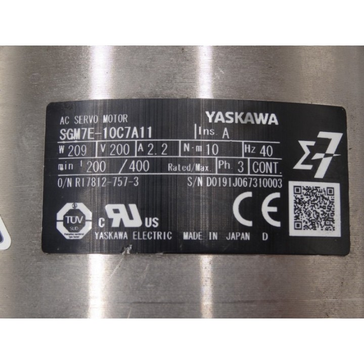 Yaskawa Electric Yaskawa Electric SGM7E-10C7A11 Yaskawa Electric Yaskawa Electric SGM7E-10C7A11