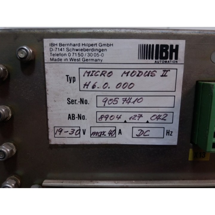 IBH Bernnard Hilpert IBH Bernnard Hilpert GmbH H6.0.000 IBH Bernnard Hilpert IBH Bernnard Hilpert GmbH H6.0.000