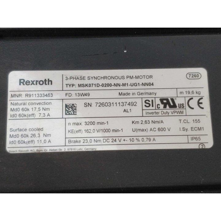 Rexroth R911333463 Rexroth R911333463