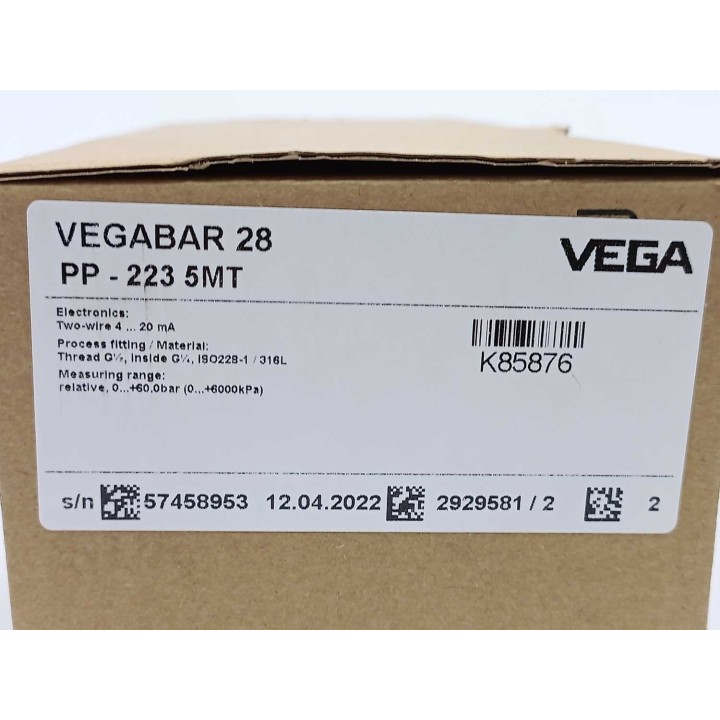  VEGABAR 28