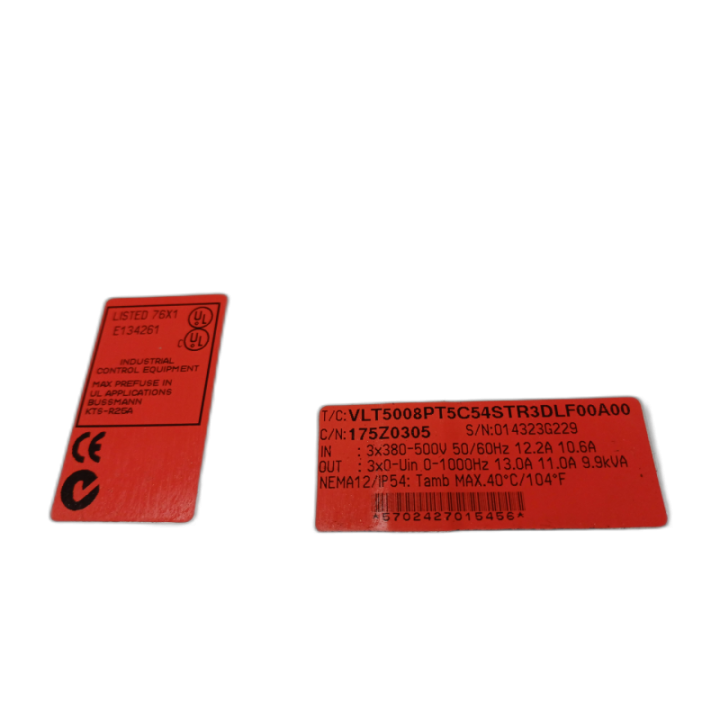 DANFOSS VLT5008PT5C54STR3DLF00A00 DANFOSS VLT5008PT5C54STR3DLF00A00