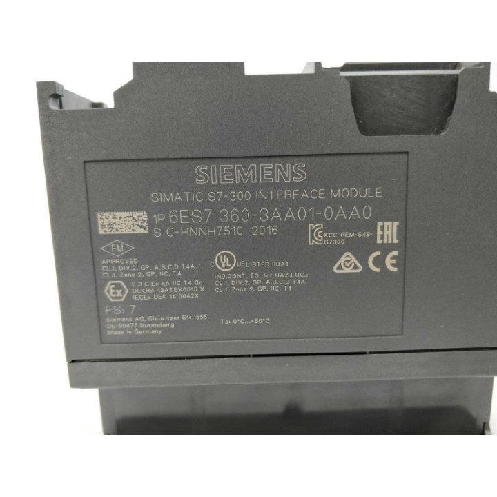 SIEMENS 6ES7 360-3AA01-0AA0