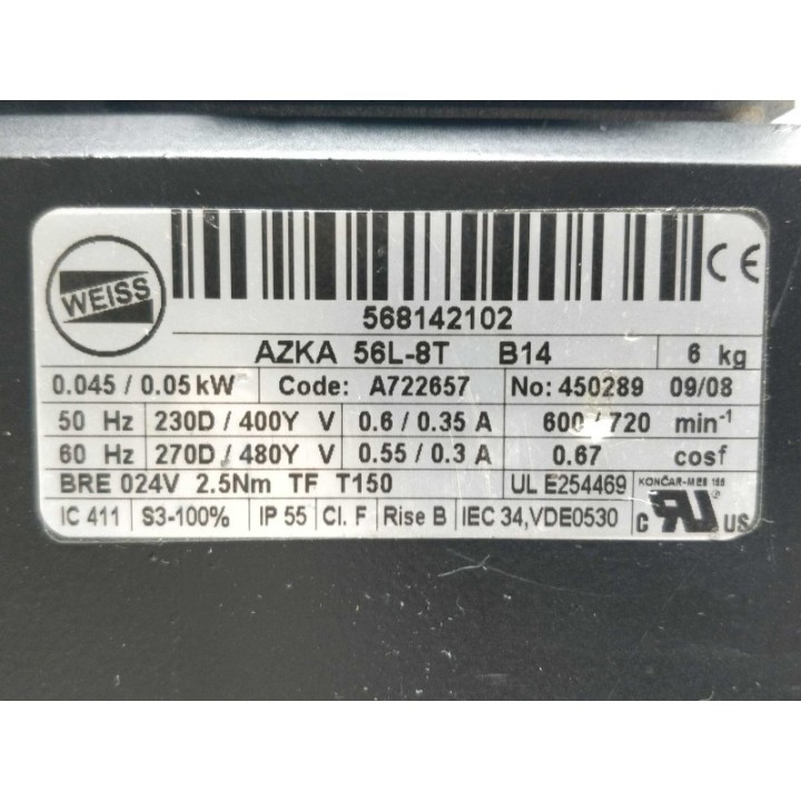 WEISS TC120G WEISS TC120G