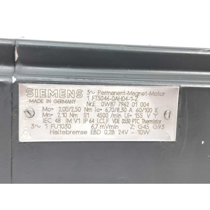 SIEMENS 1FT5046-0AH04-1-Z SIEMENS 1FT5046-0AH04-1-Z