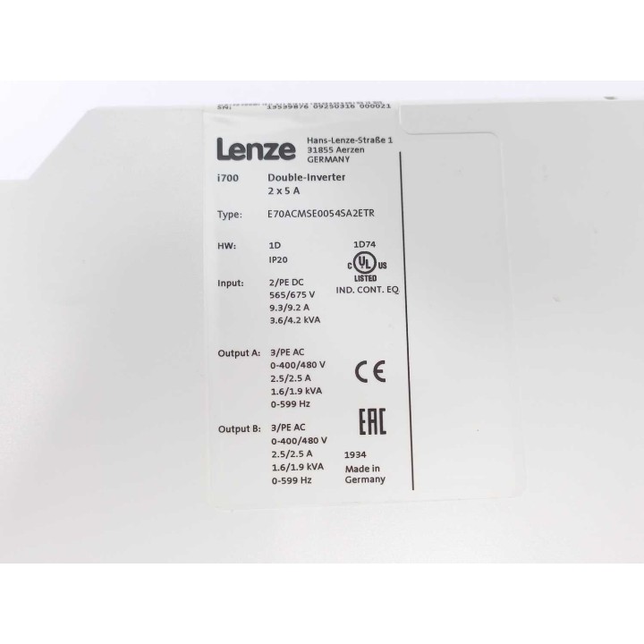 LENZE E70ACMSE0054SA2ETR