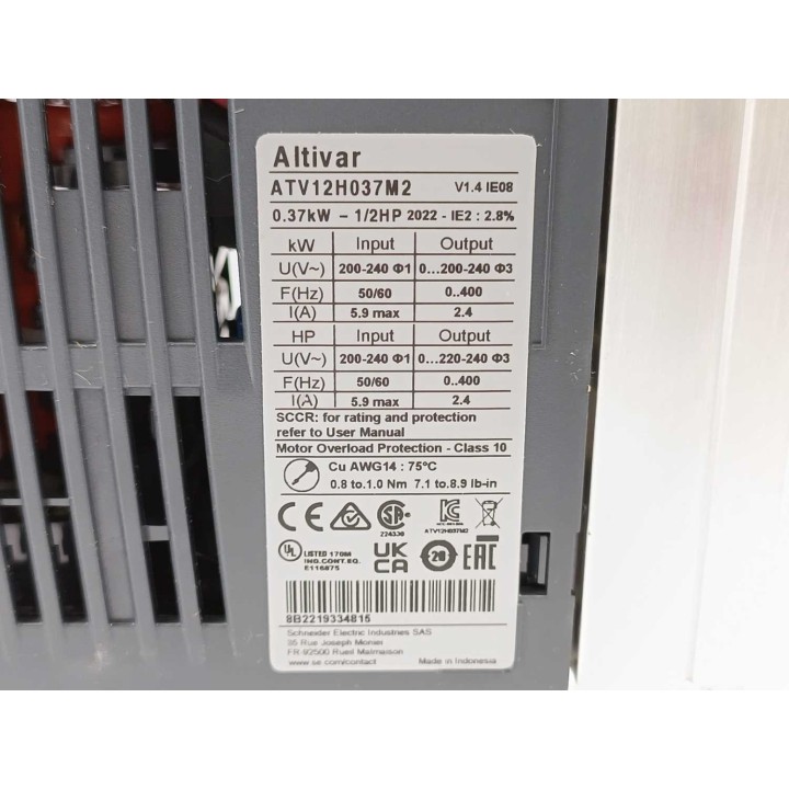 Schneider Electric ATV12H037M2