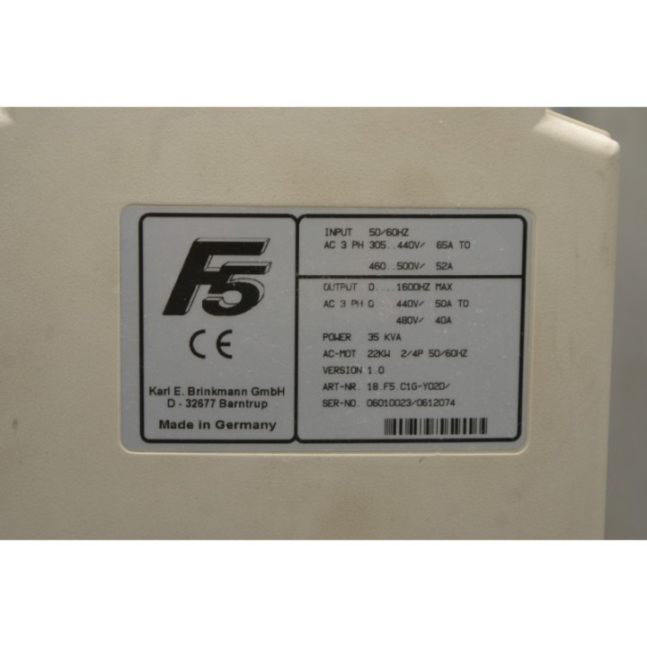 KEB KEB Falownik 18.F5.C1G-Y02D