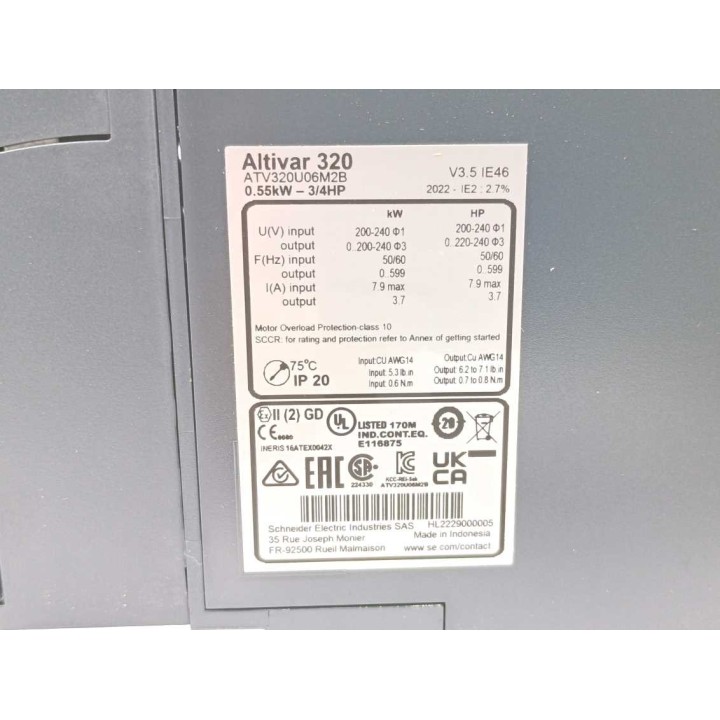 Schneider Electric ATV320U06M2B