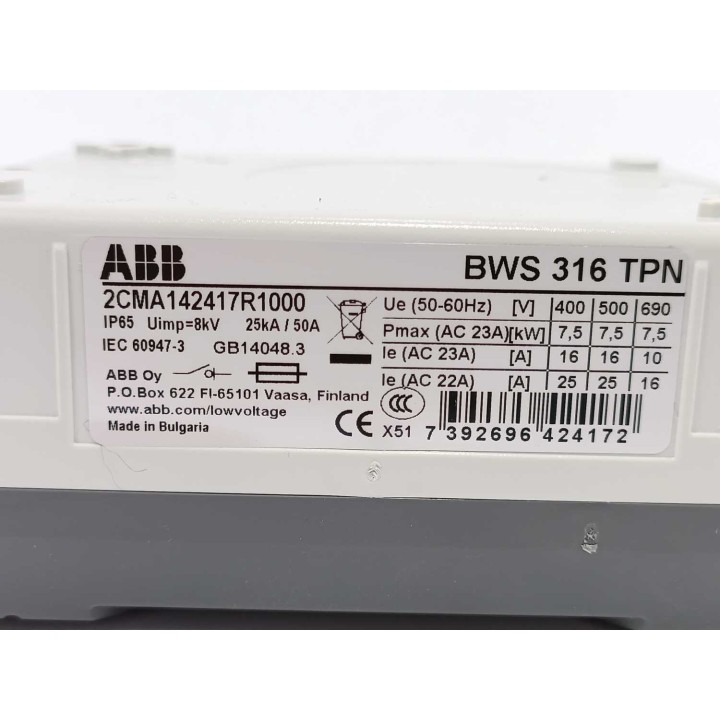 ABB 2CMA142417R1000