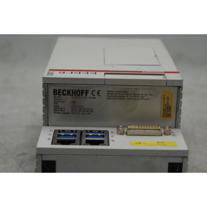 BECKHOFF Beckhoff CX2072 64GB CX2072-0155