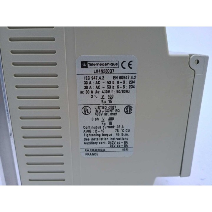 TELEMECANIQUE LH4N230Q7 TELEMECANIQUE LH4N230Q7