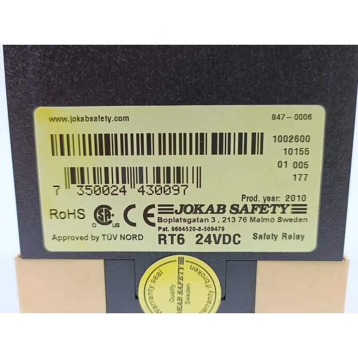 Jokab Safety RT6 24VDC