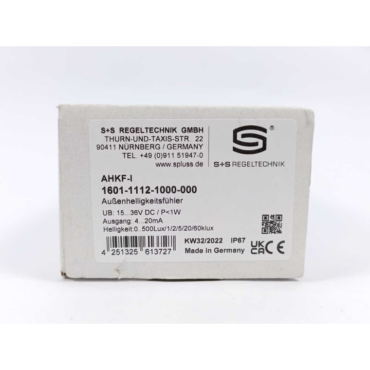 S+S REGELTECHNIK AHKF-I