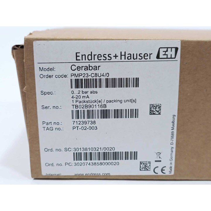 Endress+Hauser PMP23-C8U4 0