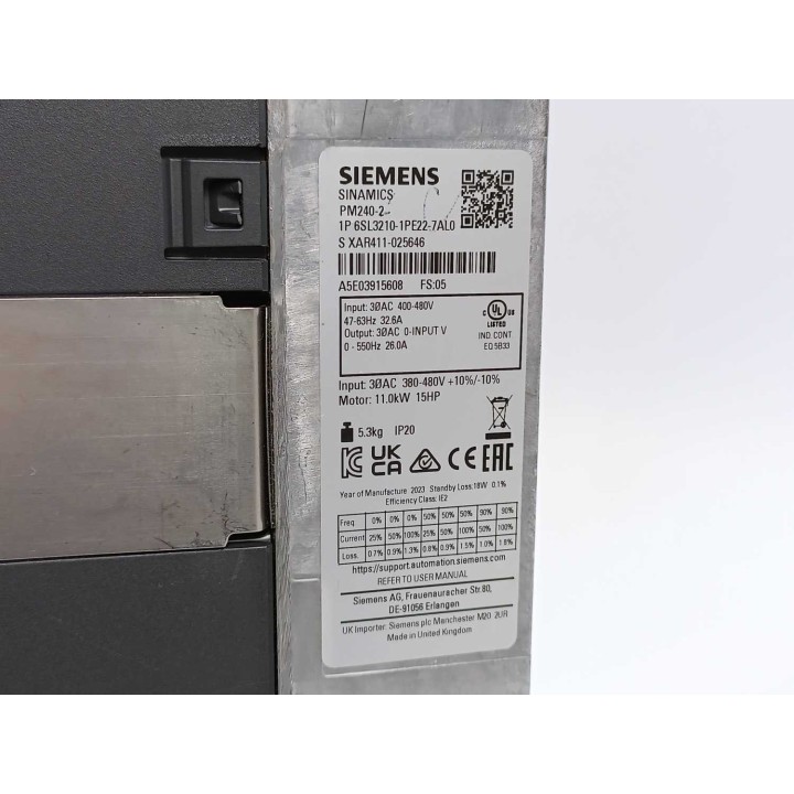Siemens 6SL3210-1PE22-7AL0