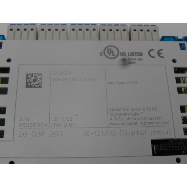Sigmatek Sigmatek DI203 20-006-203