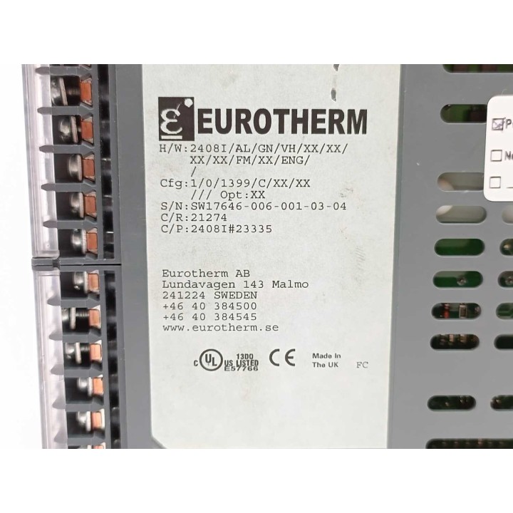Eurotherm 2408I AL GN VH XX XX XX XX FM XX ENG  