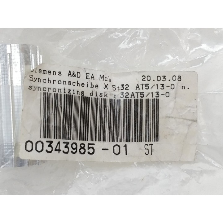 Siemens A&D EA MCH 00343985-01