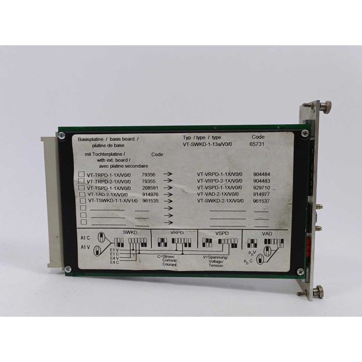 Mannesmann Rexroth VT-SWKD-1-13a V0 0 65731