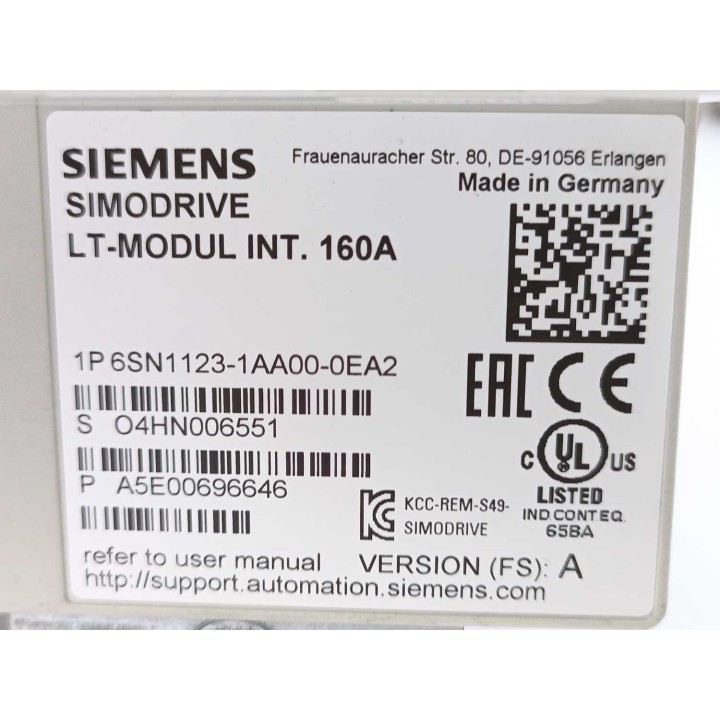 Siemens 6SN1123-1AA00-0EA2