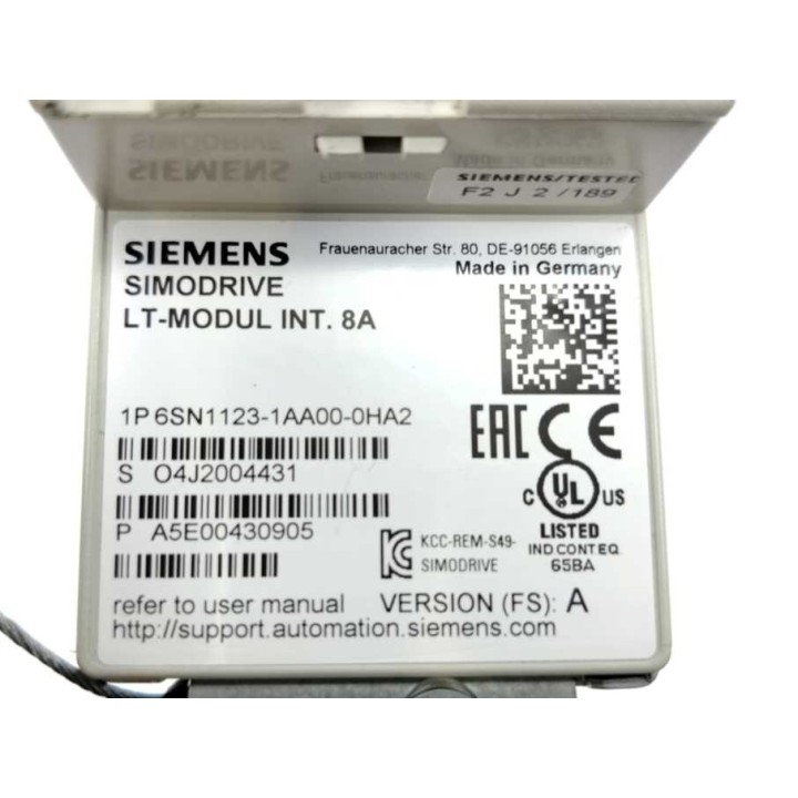 Siemens 6SN1123-1AA00-0HA2