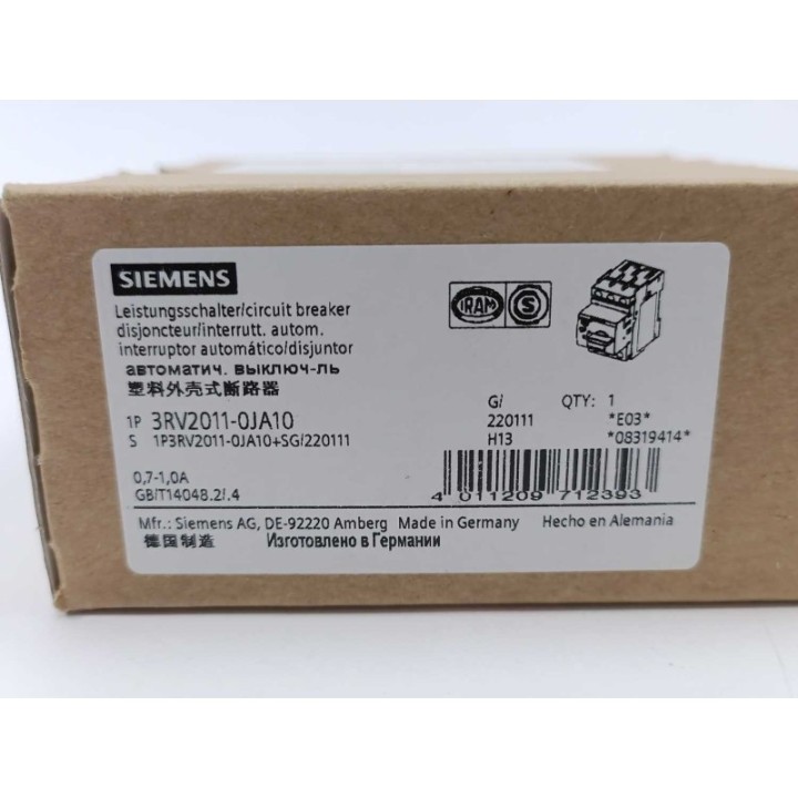 Siemens 3RV2011-0JA10