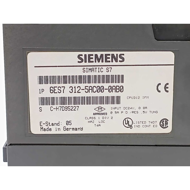 Siemens 6ES7312-5AC00-0AB0
