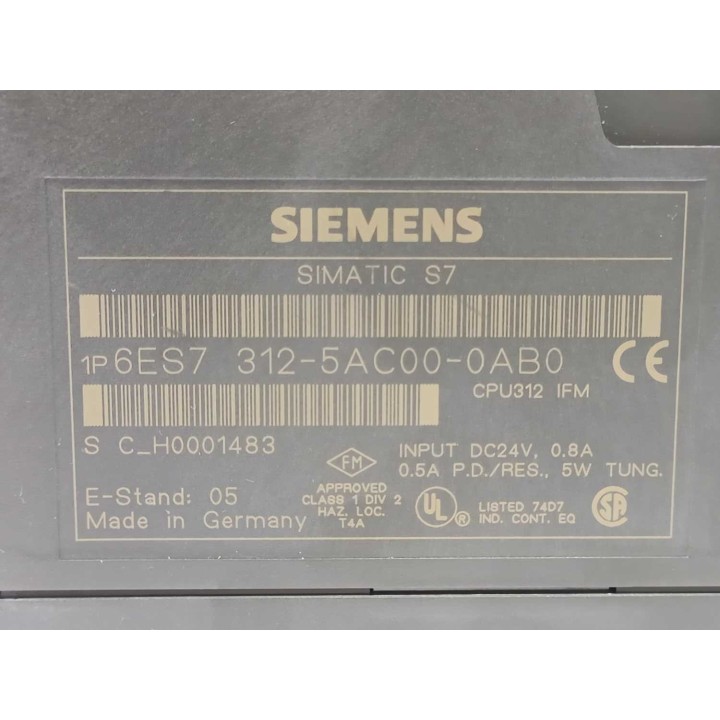 Siemens 6ES7312-5AC00-0AB0