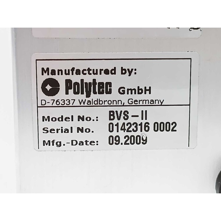 POLYTEC BVS-II