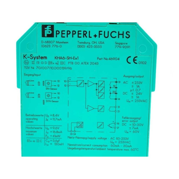 PEPPERL   FUCHS KHA6-SH-Ex1