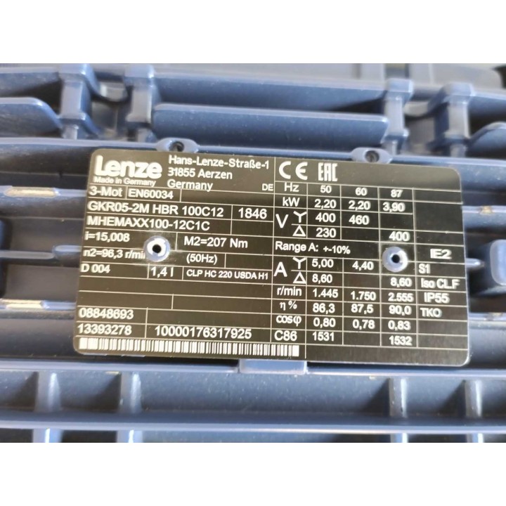 LENZE GKR05-2M HBR 100C12