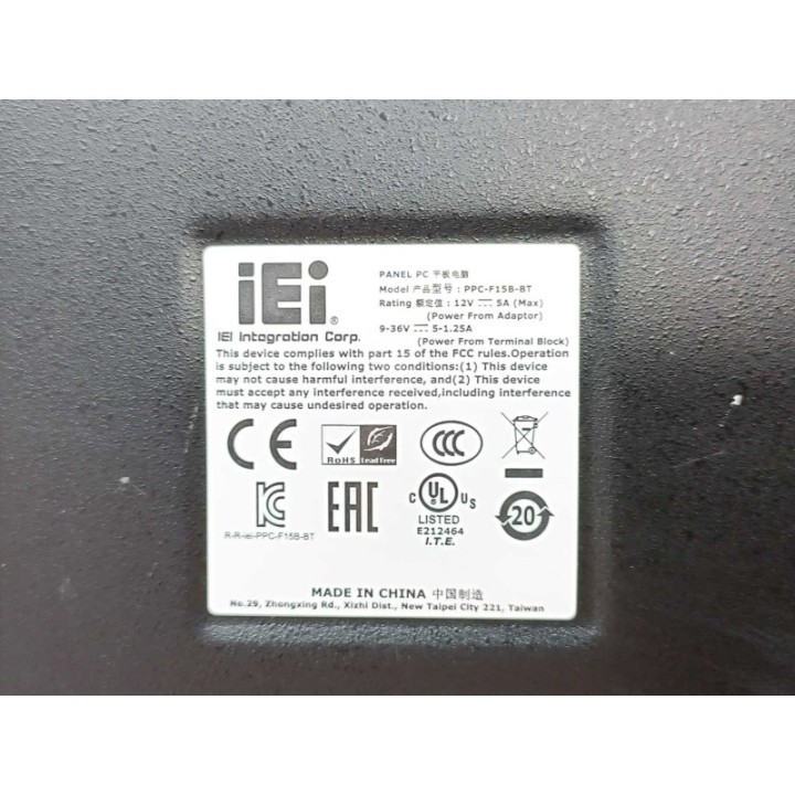iEi PPC-F15B-BTi-J1 2G R-R23