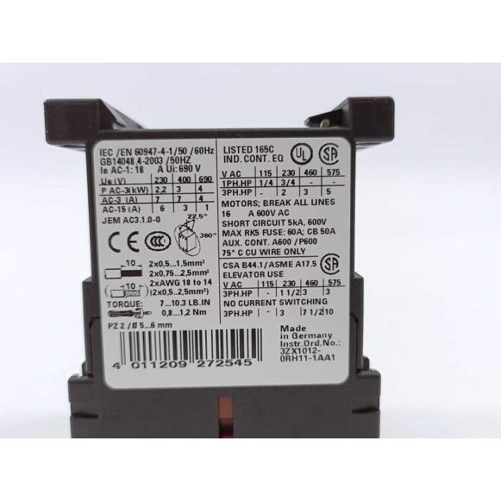 SIEMENS 3RT1015-1BB41