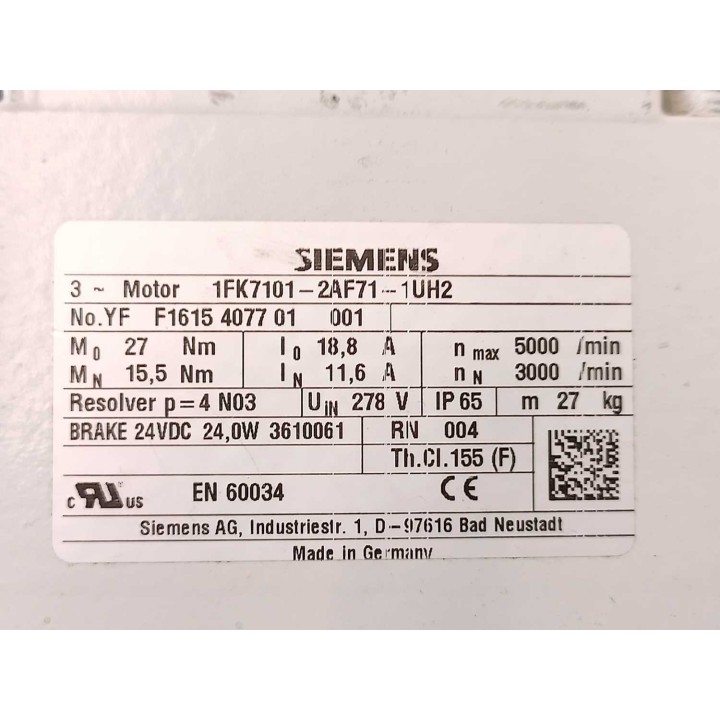 Siemens 1FK7101-2AF71-1UH2