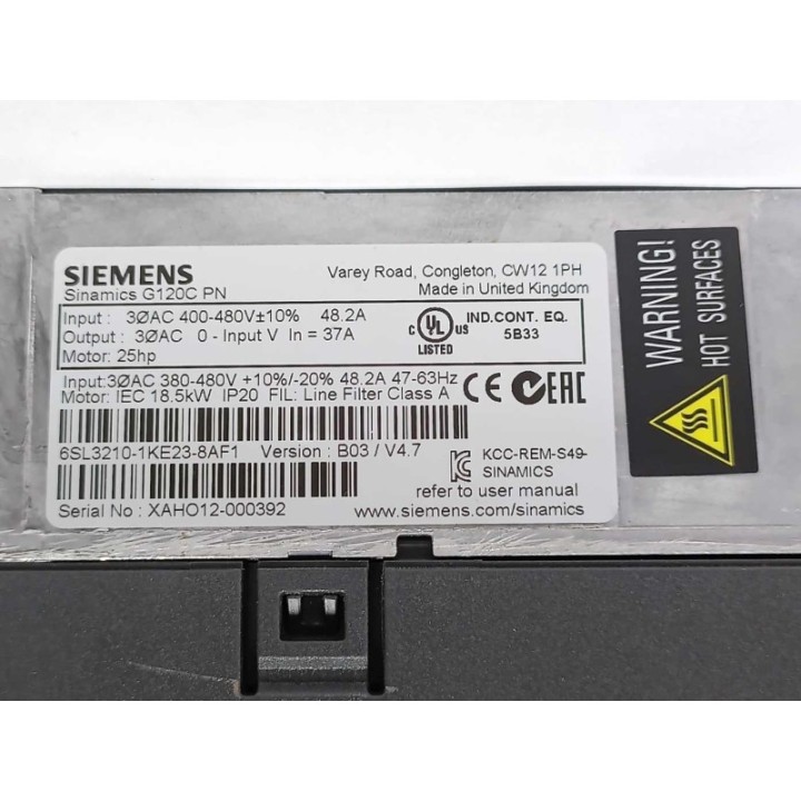 Siemens 6SL3210-1KE23-8AF1