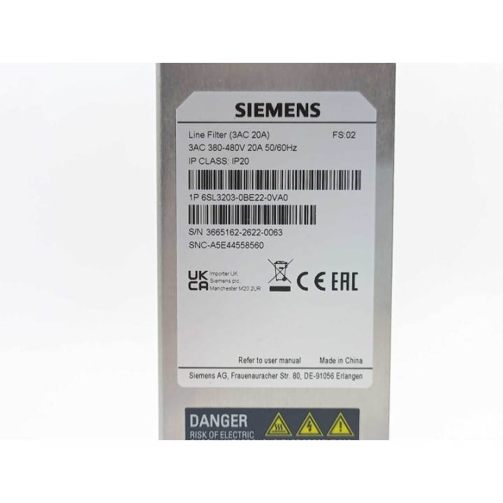 Siemens 6SL3203-0BE22-0VA0