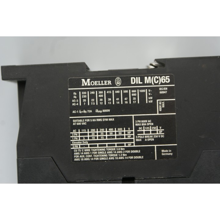 MOELLER  MOELLER DIL M65