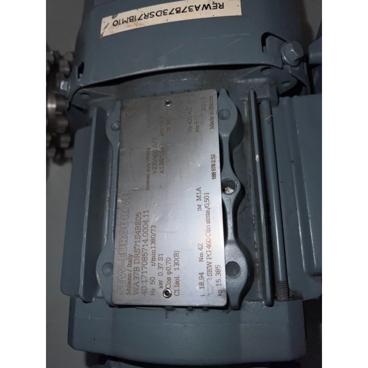 SEW EURODRIVE SEW-EURODRIVE WA37B DRS71S4BE05 40.1717085714.0004.11